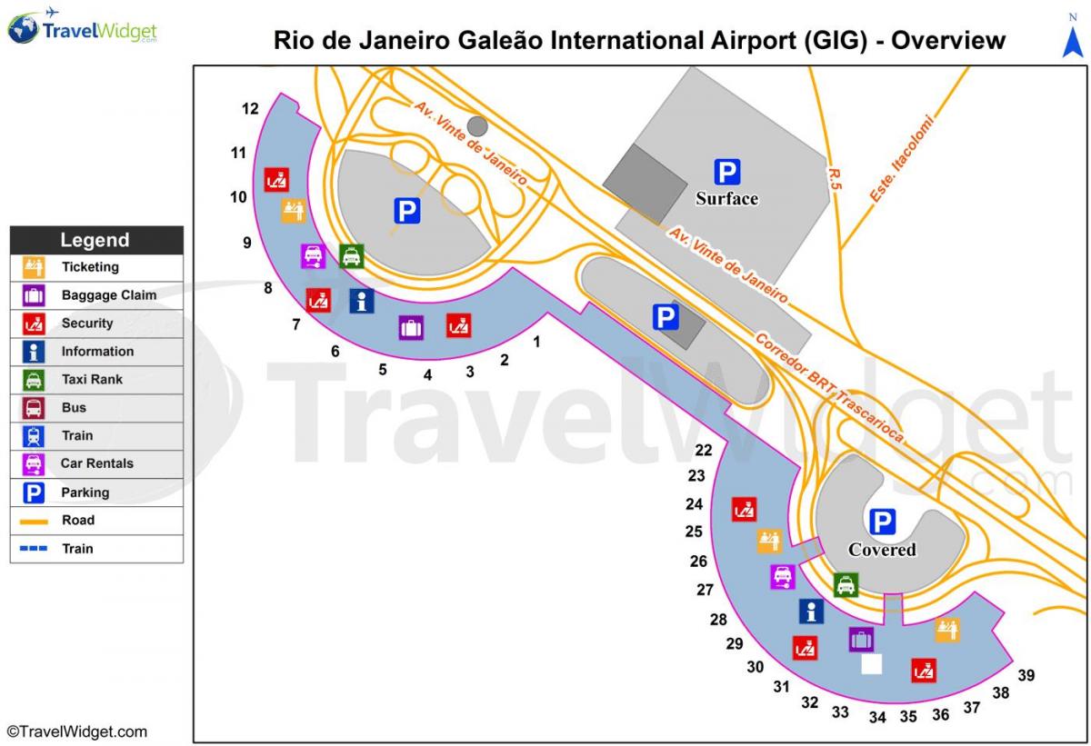 Peta Akita terminal lapangan terbang