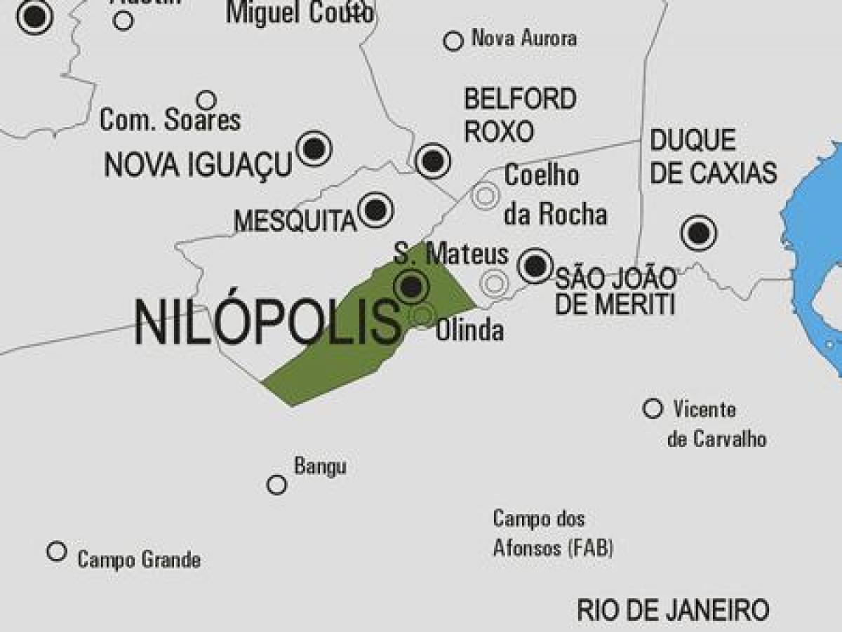 Peta Nilópolis kota