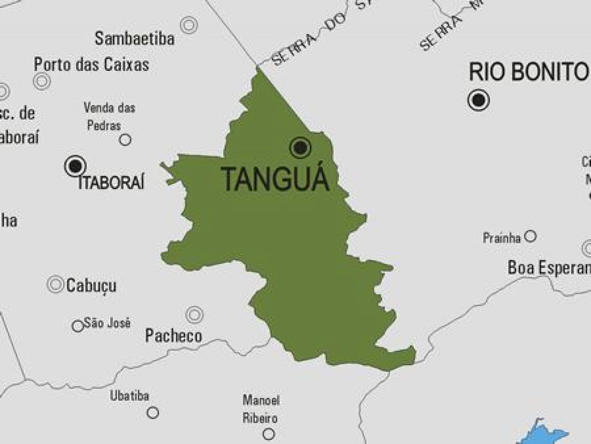 Peta Tanguá kota