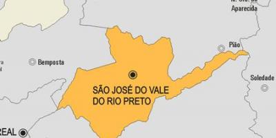 Peta São José melakukan Vale melakukan Rio tempat awam kota