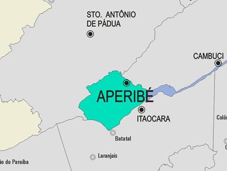 Peta Aperibé kota
