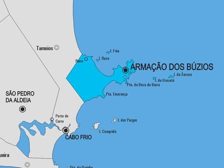Peta Armação dos Búzios kota