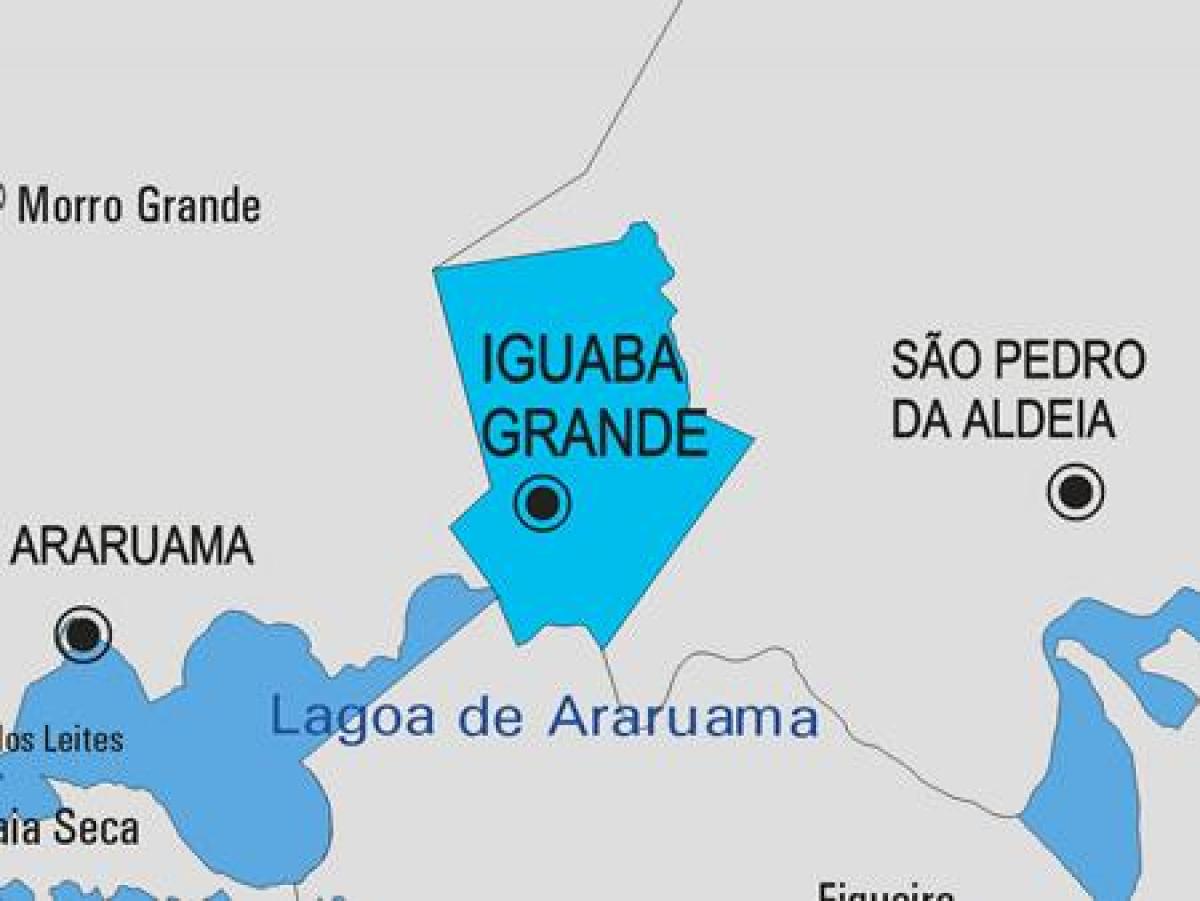 Peta Iguaba Grande kota