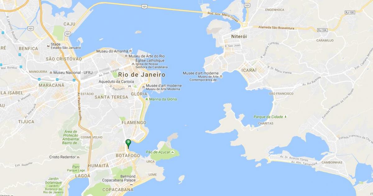 Peta pantai Botafogo