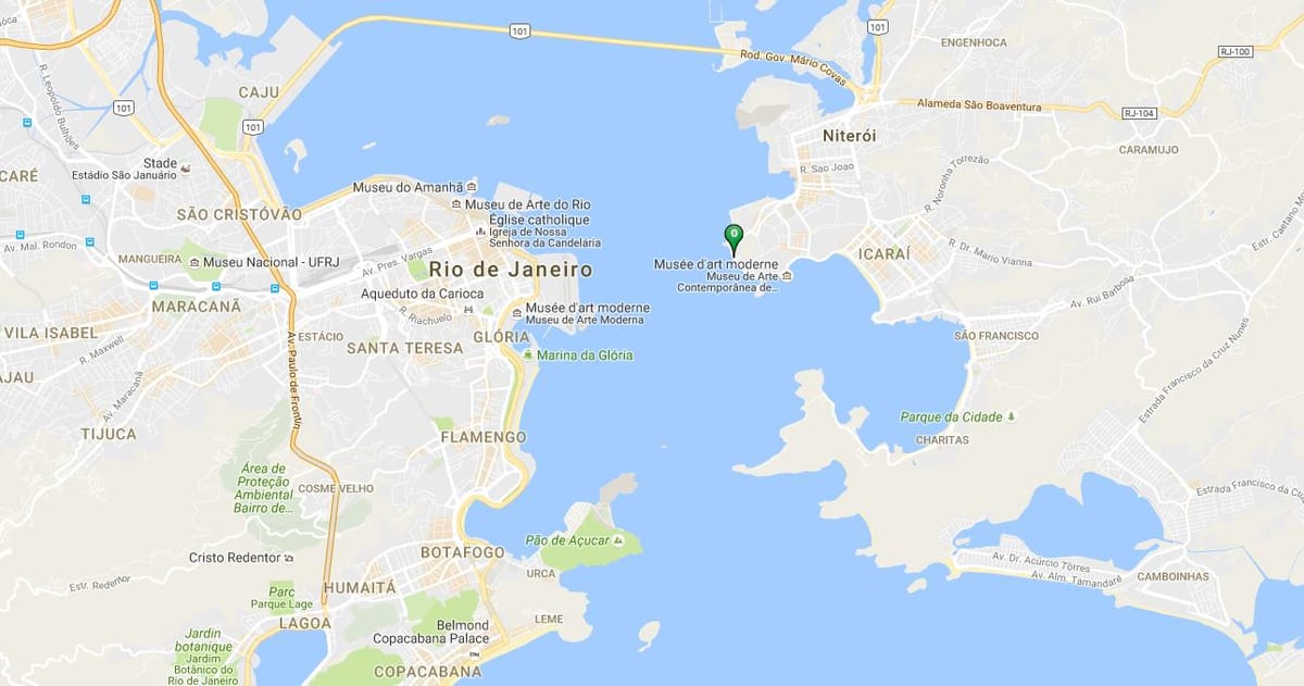 Peta pantai Gragoatá