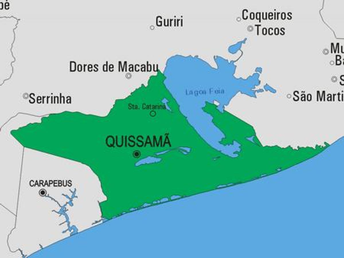 Peta Quissamã kota