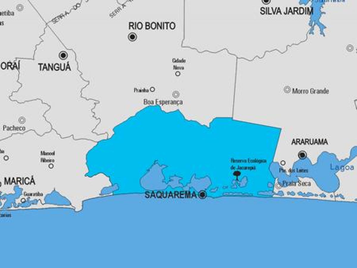 Peta Saquarema kota