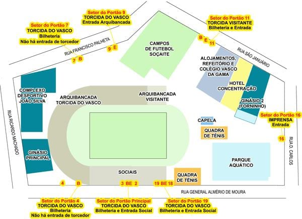 Peta stadium São Januário