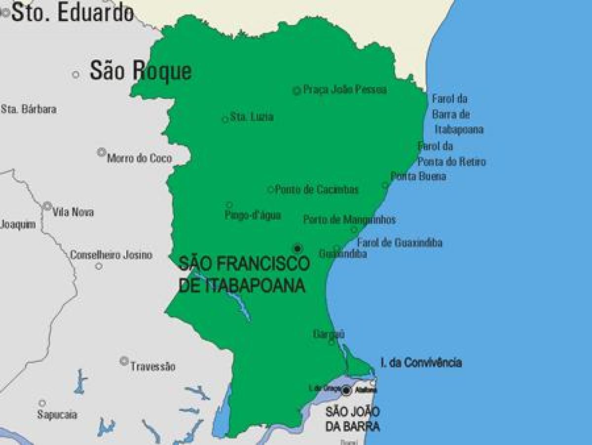Peta São Fidélis kota