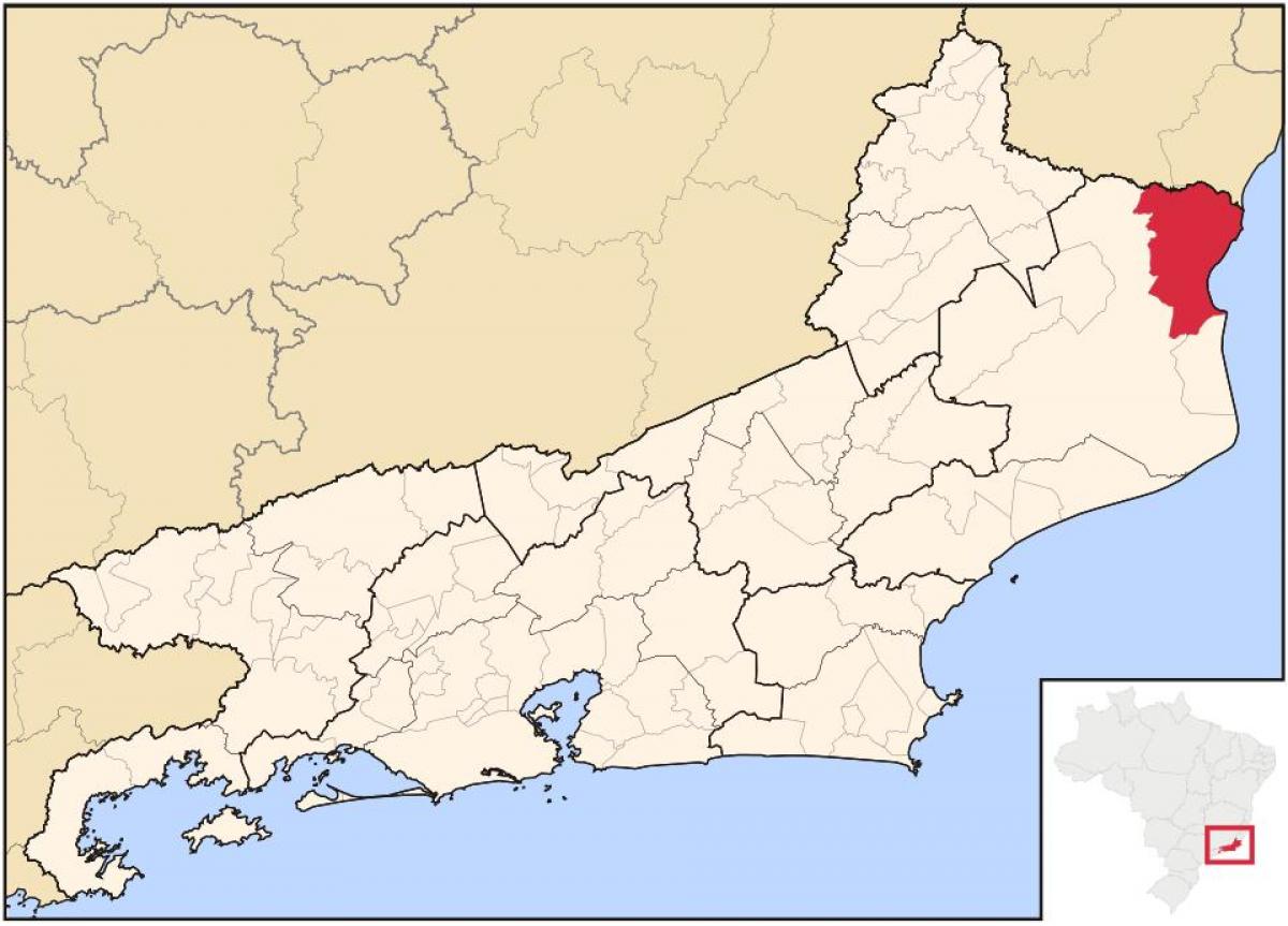 Peta São Francisco de Itabapoana