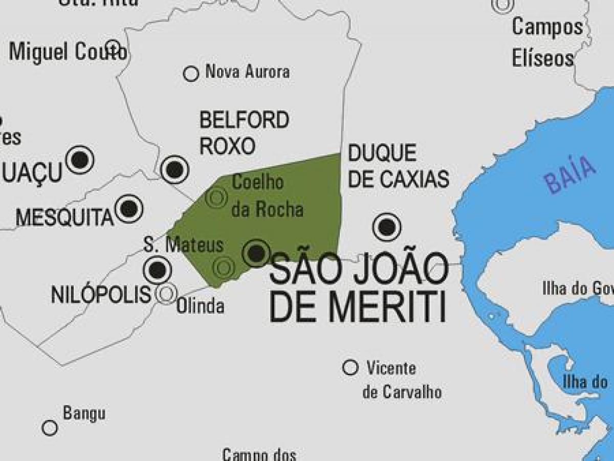 Peta São João de anda impikan kota