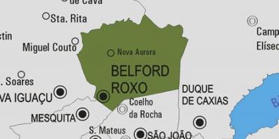 Peta Belford Roxo kota