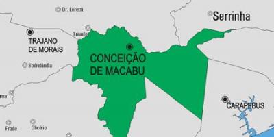 Peta Conceição de Macabu kota