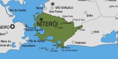 Peta Niterói kota