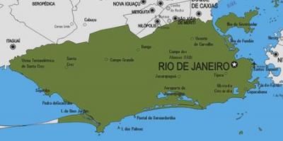 Peta Rio Bonito kota