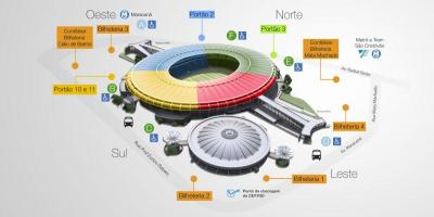 Peta stadium Maracana