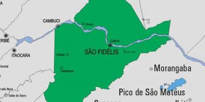 Peta São Francisco de Itabapoana kota