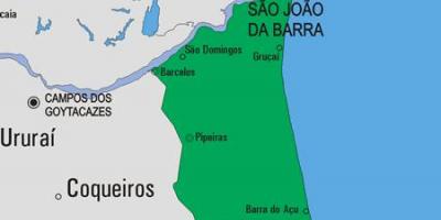 Peta São João da Barra kota