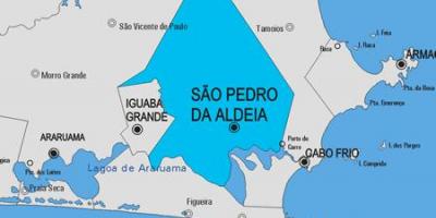 Peta São Pedro da Aldeia kota