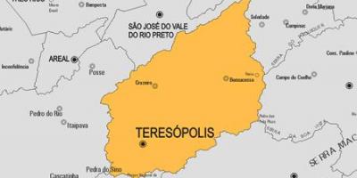 Peta Teresópolis kota